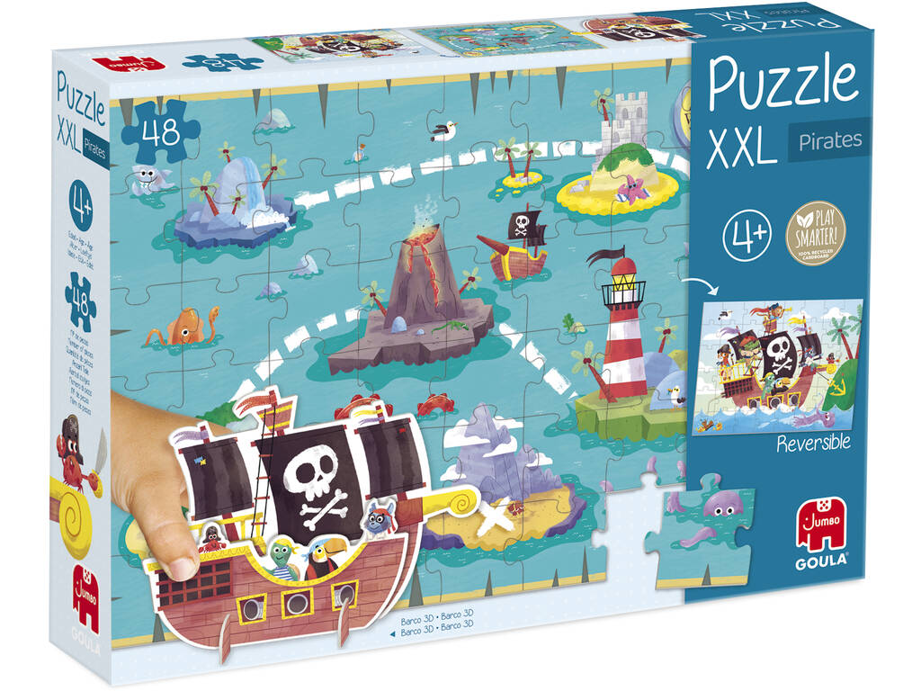 Puzzle XXL Piratas de Diset 1110700209