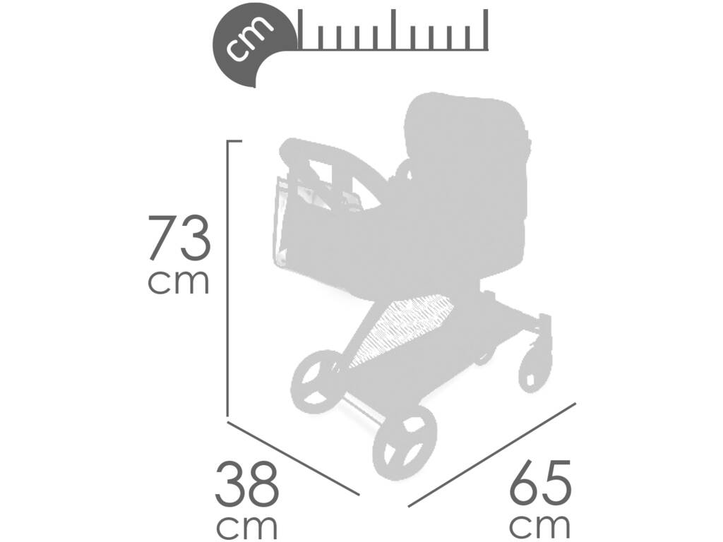 Carro de Muñecas 3 en 1 Plegable Cityx DeCuevas 81777