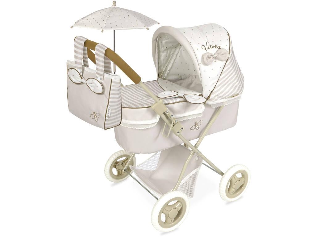 Coche de Muñeca Plegable con Sombrilla Verona DeCuevas 85078