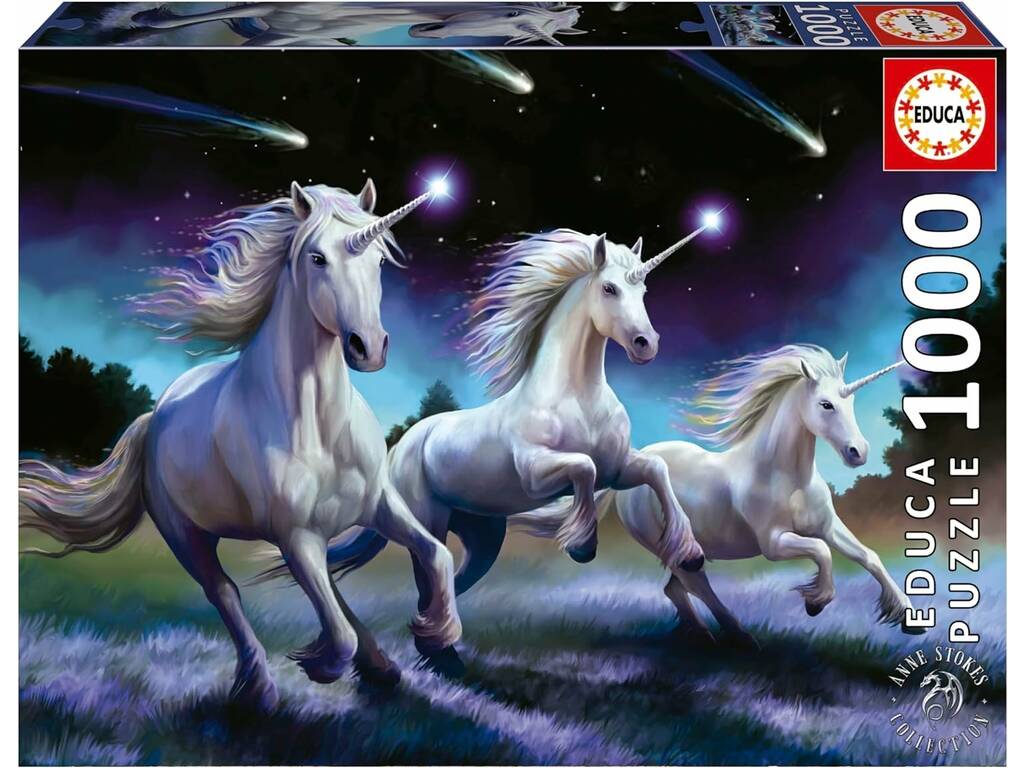 Puzzle 1000 Unicorni Anne Stokes Educa 19919