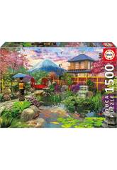 Casse-tête 1500 Jardin japonais Educa 19937