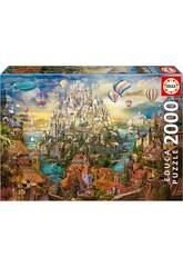 Puzzle 2000 Cidade dos Sonhos Educa 19944