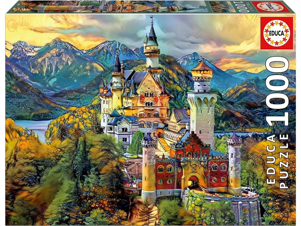 Puzzle 1000 Château de Neuschwanstein Educa 19933