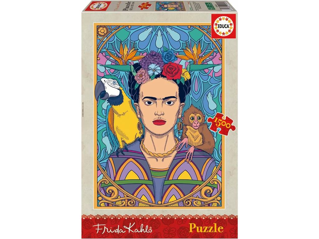Puzzle 1500 pièces Frida Kahlo Educa 19943