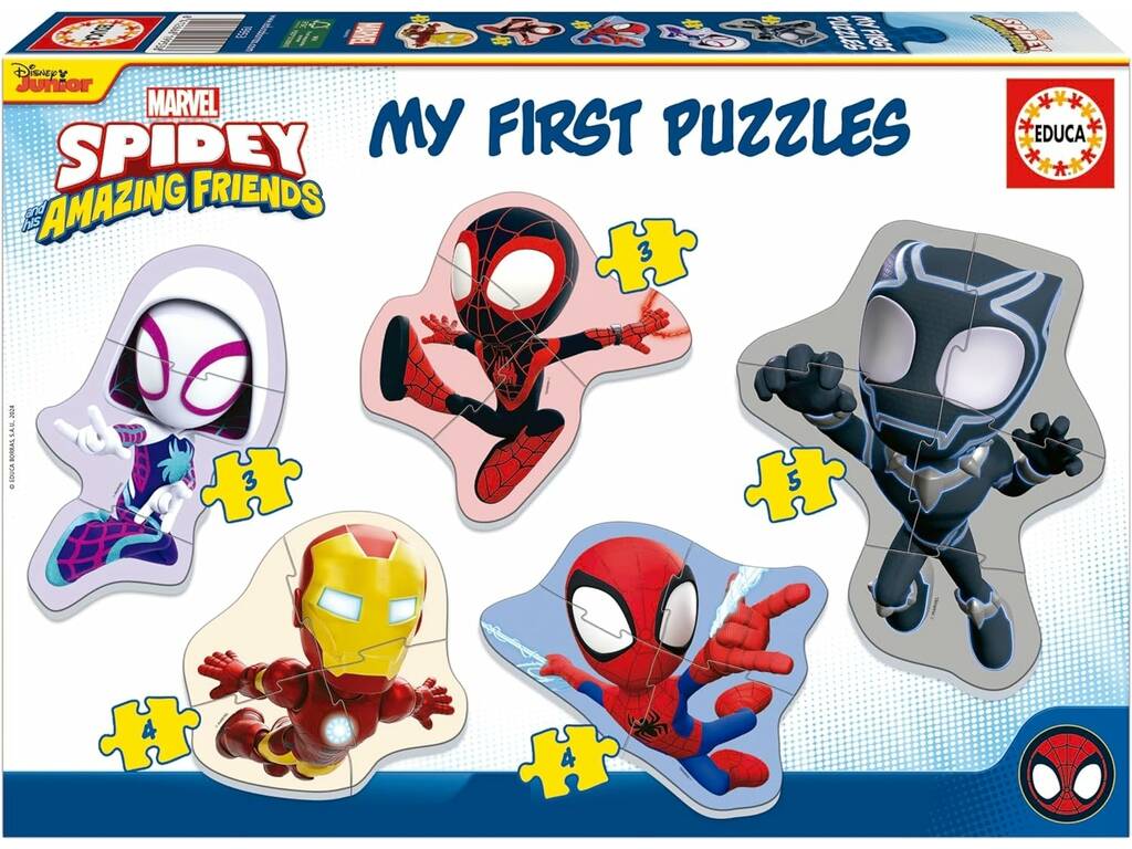 Puzzle Spidey und seine erstaunlichen Freunde My First Puzzles Educa 19953