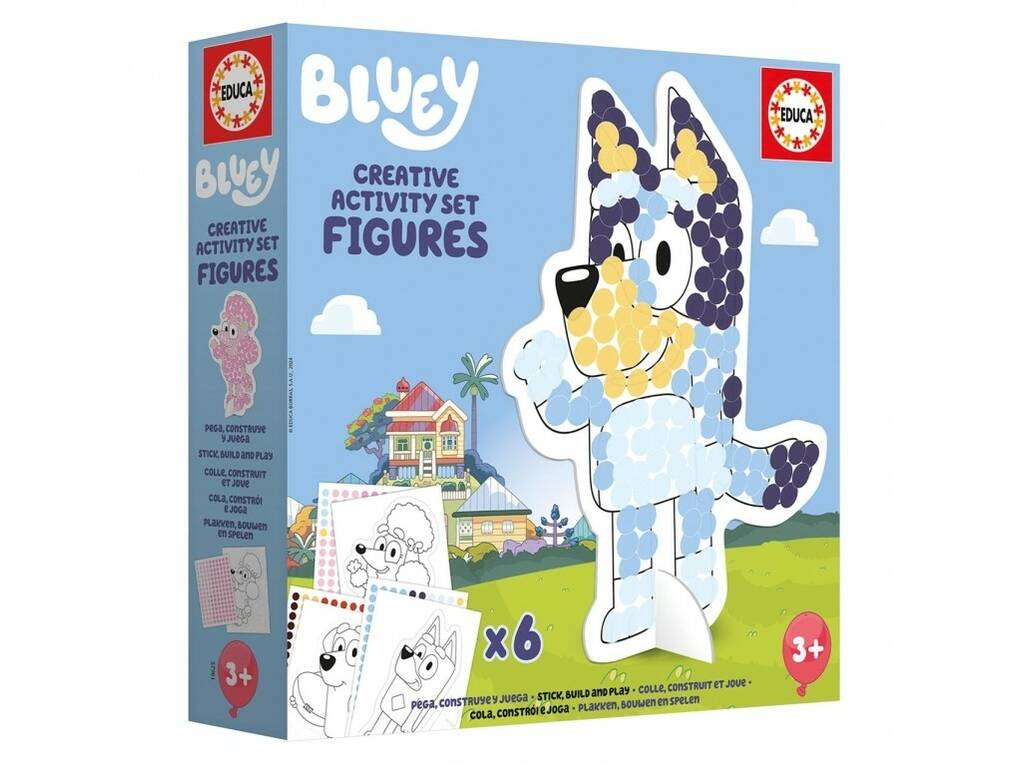 3D Bluey „Creative Activity Set“ von Educa Borras 19885