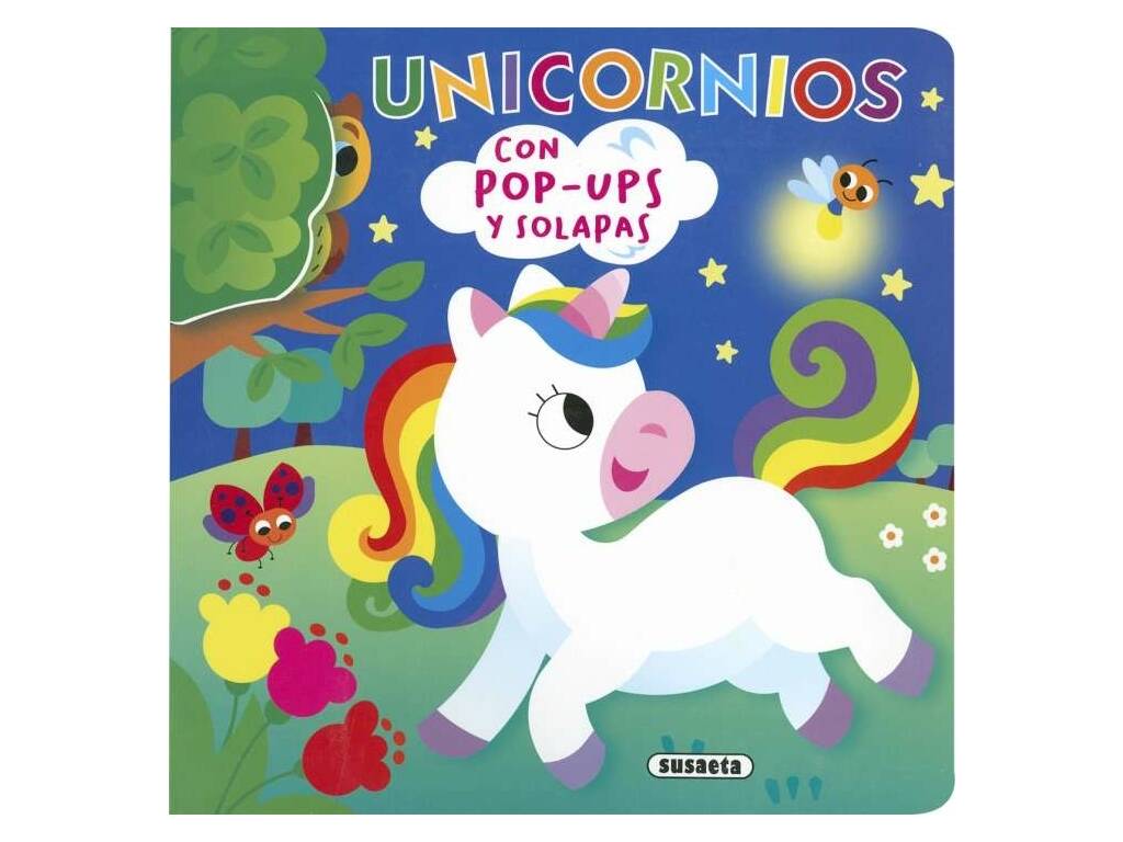 Livre Dépliez et découvrez les licornes avec des pop-ups et des rabats