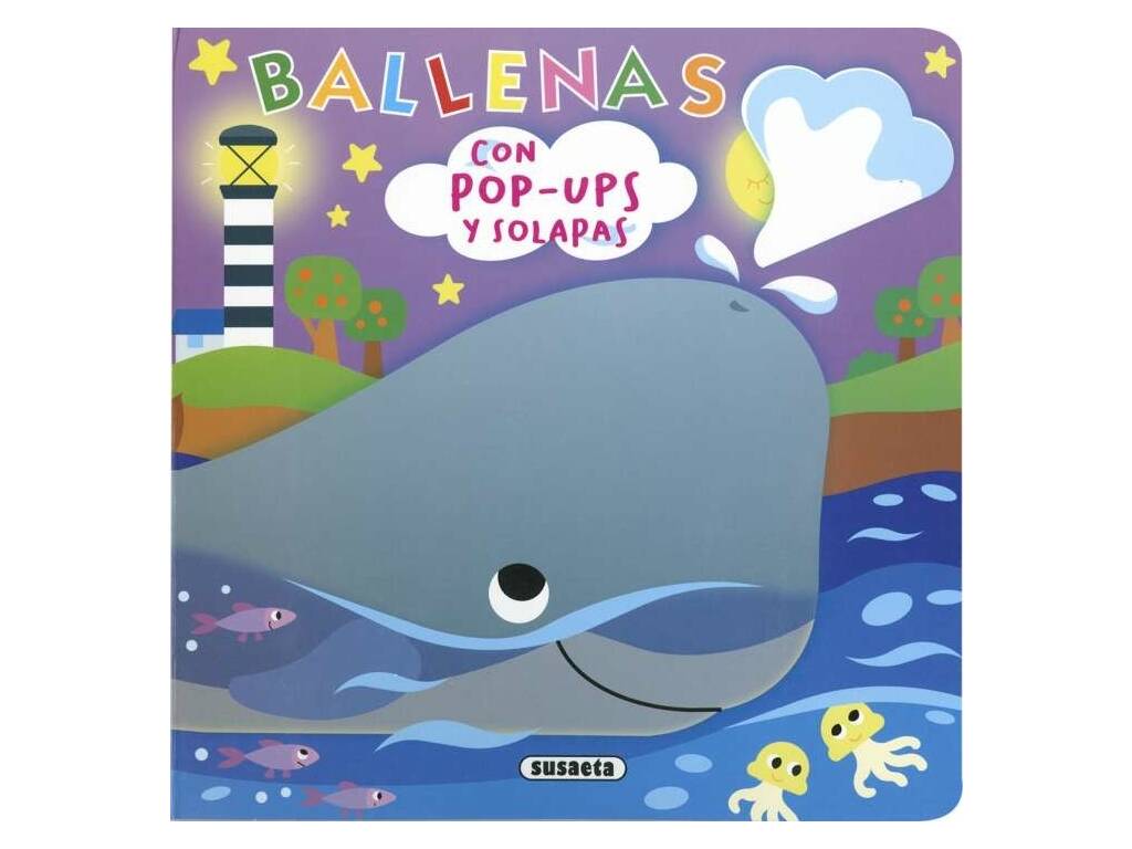 Livre dépliant et découvertes sur les baleines avec pop-ups et rabats