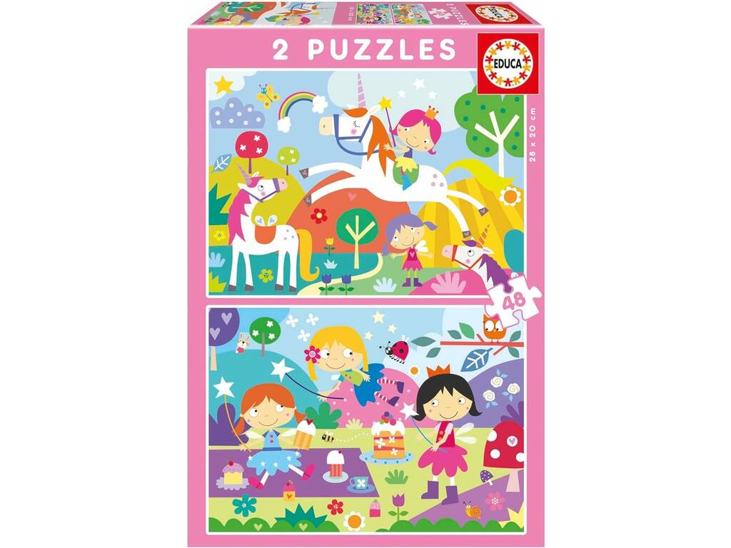 Puzzle 2X48 Mondo fantastico Educa 19993