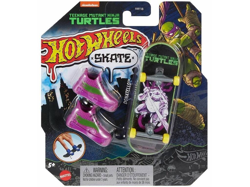 Hot Wheels Skate Tartarughe Ninja Mattel HMY18