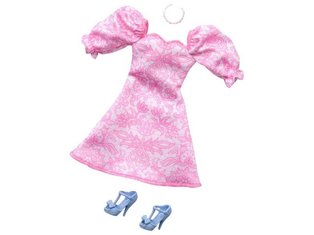 Barbie Vestido Look Completo de Mattel GWC27