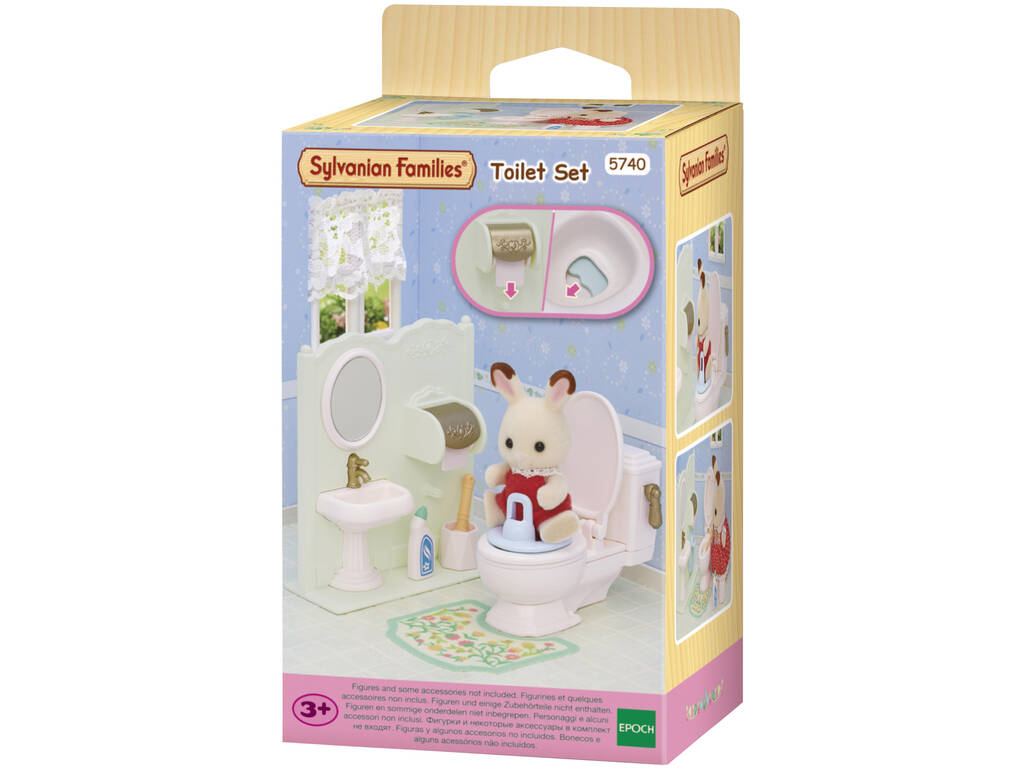 Sylvanian Families Set da bagno Epoch Para Imaginar 5740