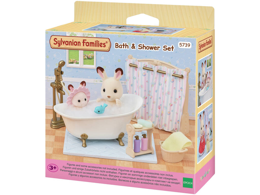 Sylvanian Families Set de Banho e Ducha Epoch Para Imaginar 5739