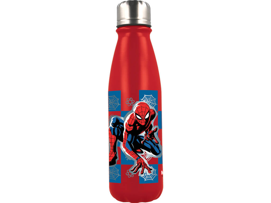 Botella Aluminio Infantil 600 ml. Spiderman Stor 74740