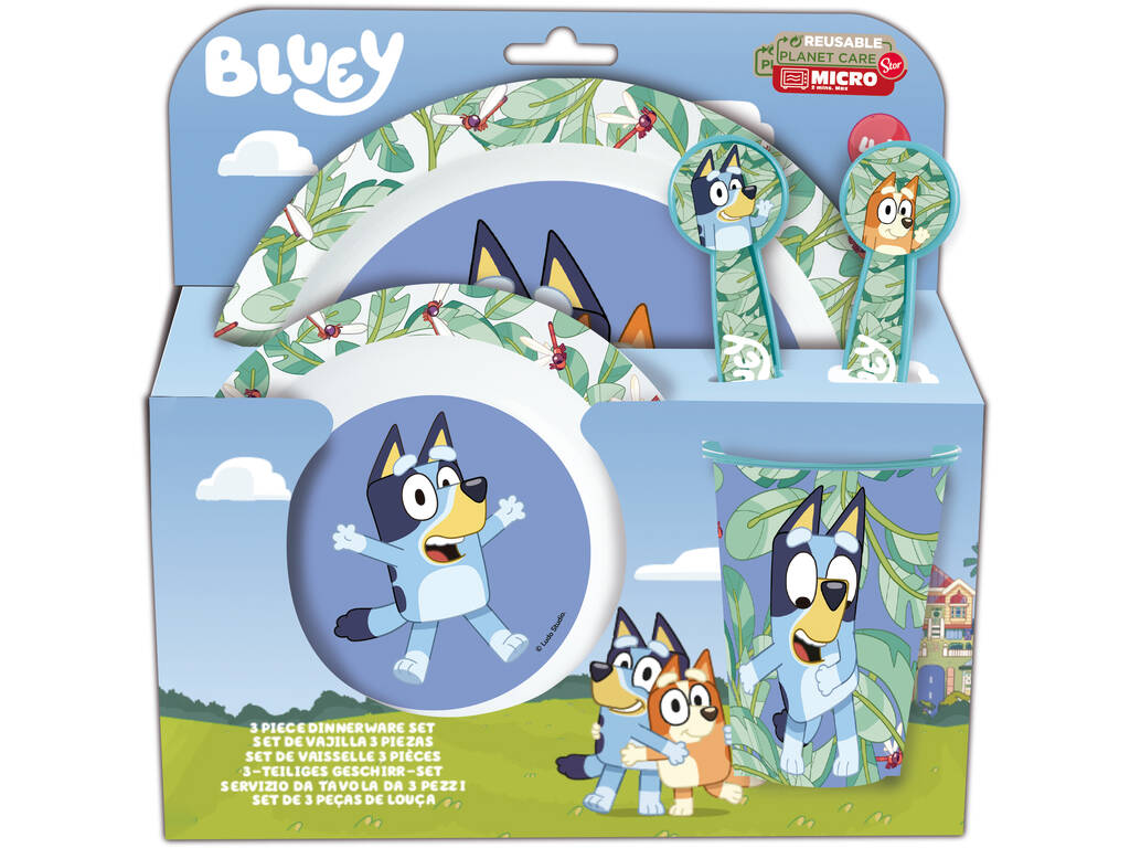 Bluey Set de Vajilla 5 Piezas Stor 50660