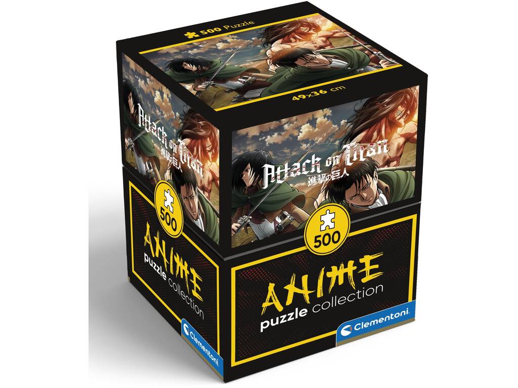 Puzzle 500 Anime Collection Attack On Titan Clementoni 35138