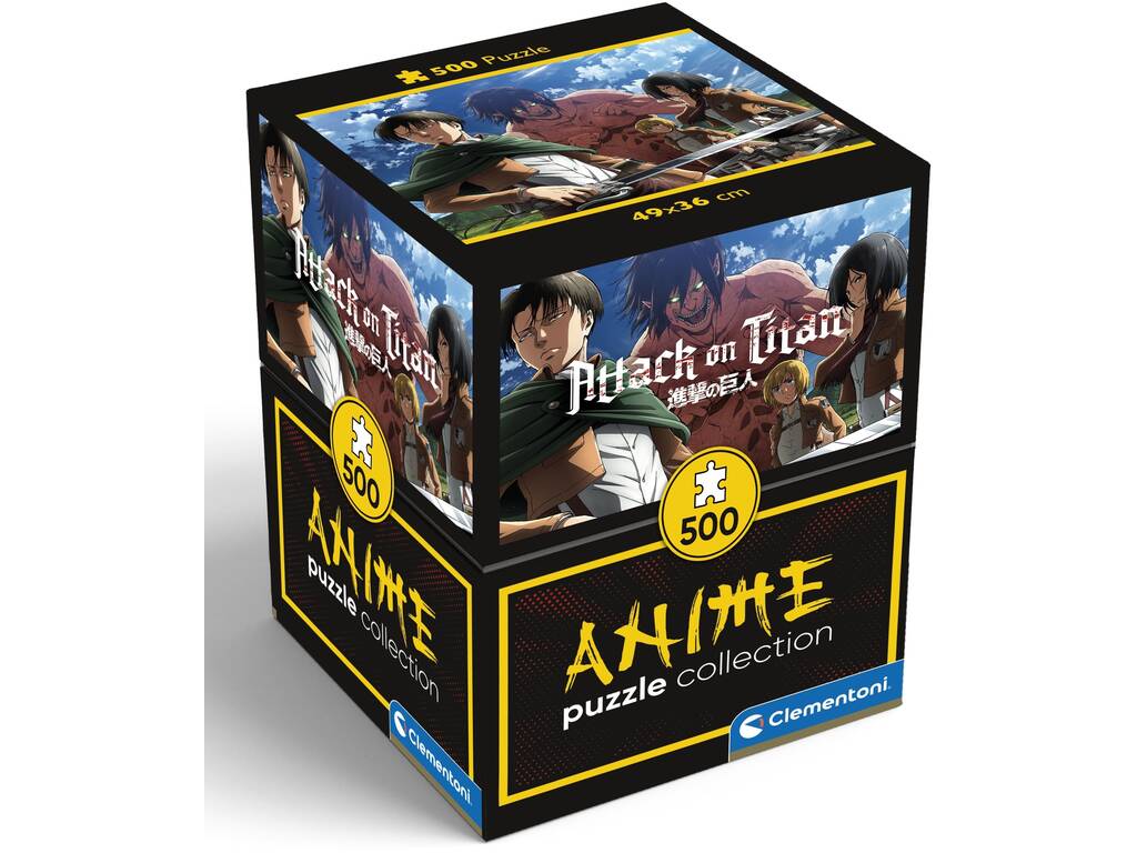 Puzzle 500 Anime Collection Attack on Titan Clementoni 35139