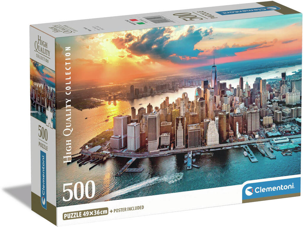 Puzzle 500 New York Compact von Clementoni 35543