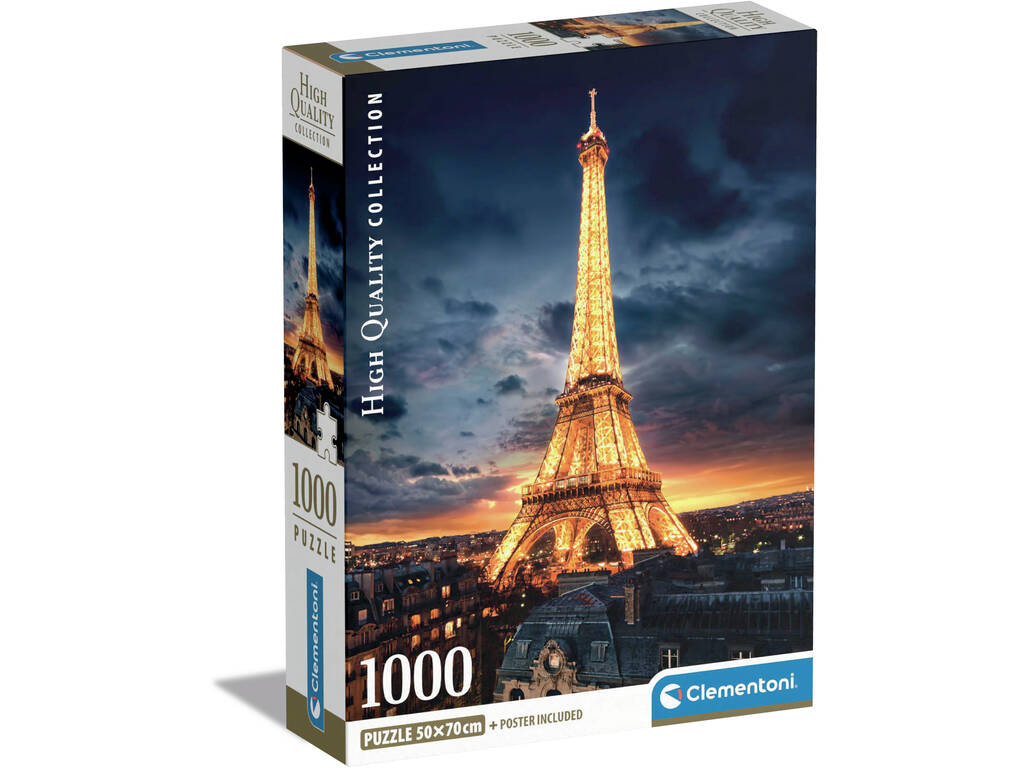 Puzzle 1000 Tour Eiffel de Clementoni 39703