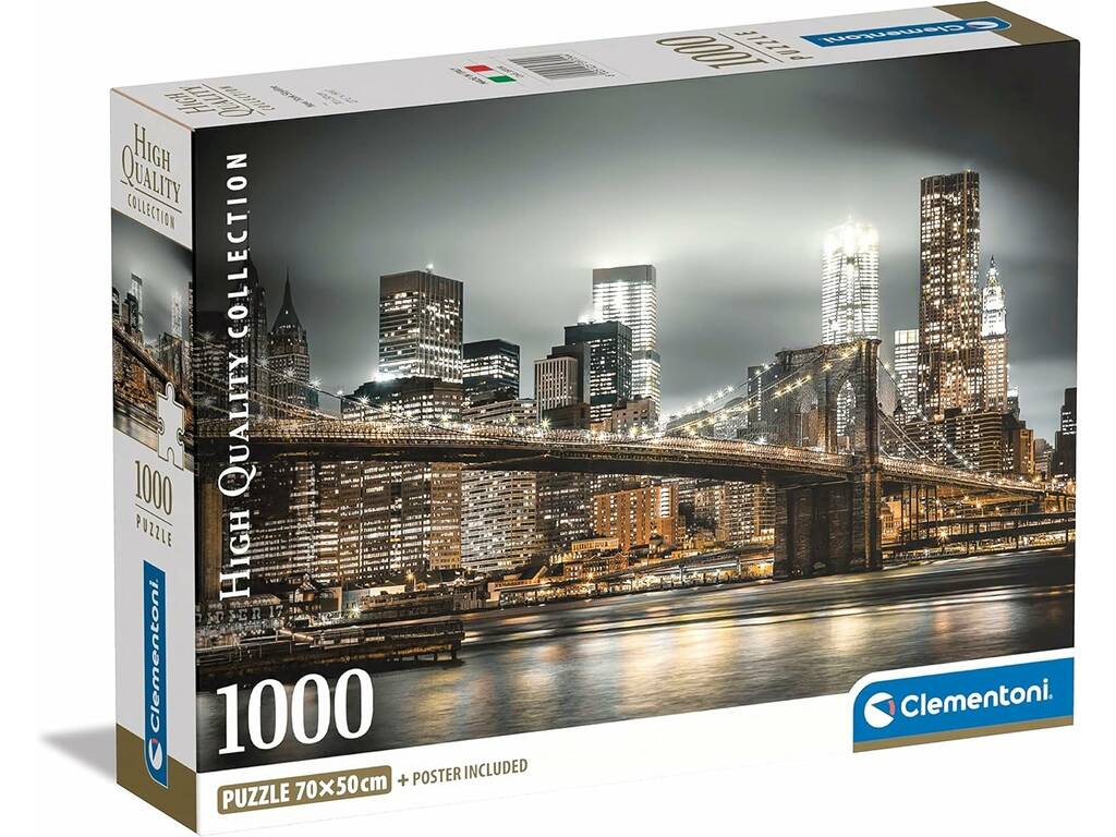 Puzzle 1000 New York Skyline di Clementoni 39704