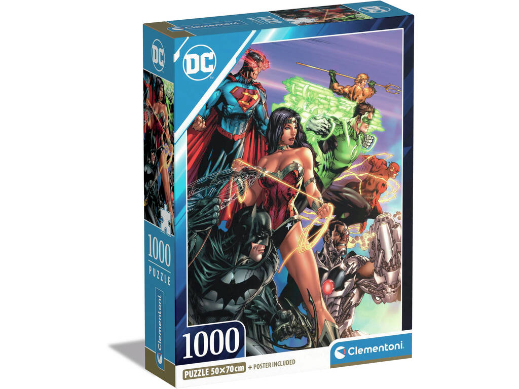 Puzzle 1000 DC Comics Box von Clementoni 39852