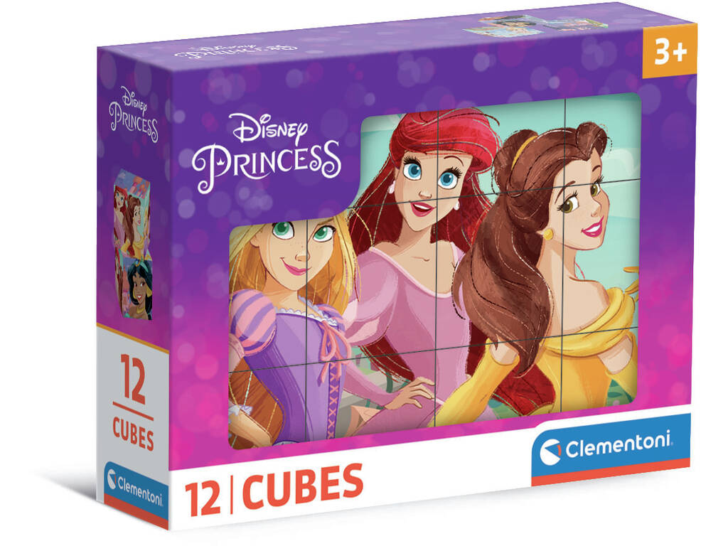 Puzzle Cubes 12 Disney Princesse Clementoni 41197