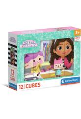 Puzzle Cubes 12 La Casa de Muñecas de Gabby Clementoni 41193