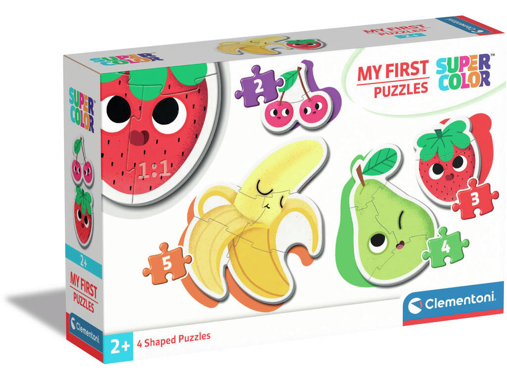 Puzzle My First Puzle 2-3-4-5 Fruits de Clementoni 20815