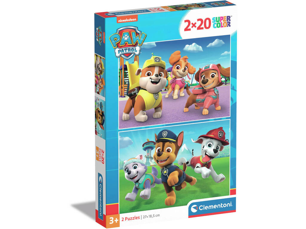 Puzzle 2X20 Patrilla Canina Clementoni 24800