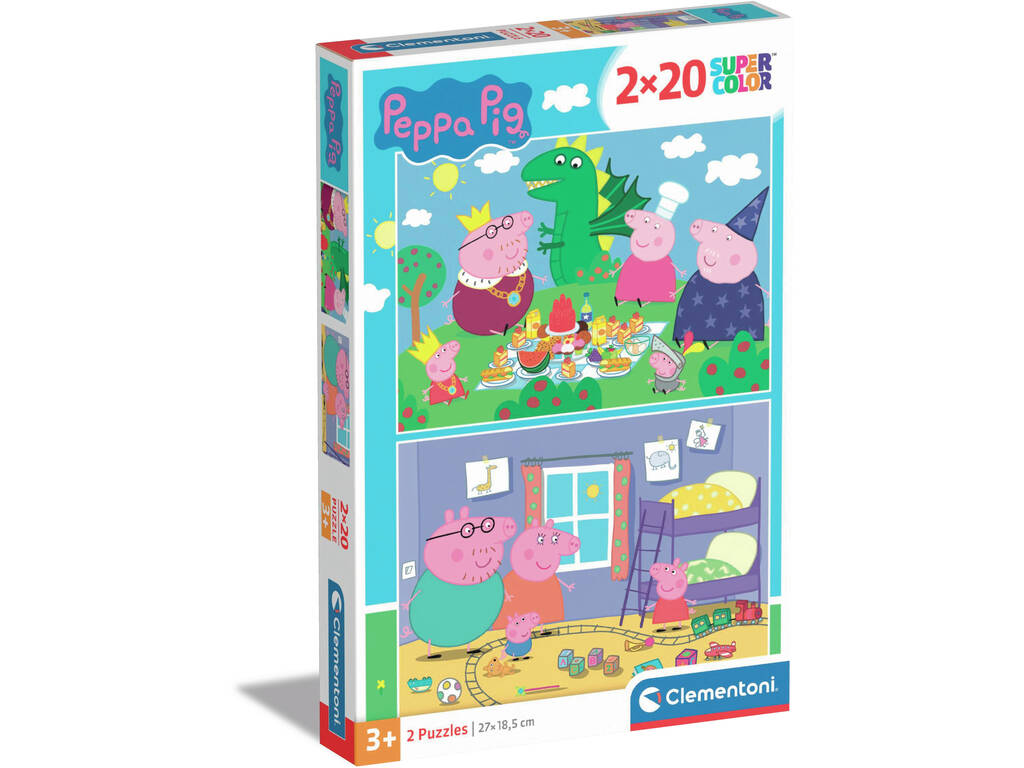 Puzzle 2X20 Peppa Pig di Clementoni 24778