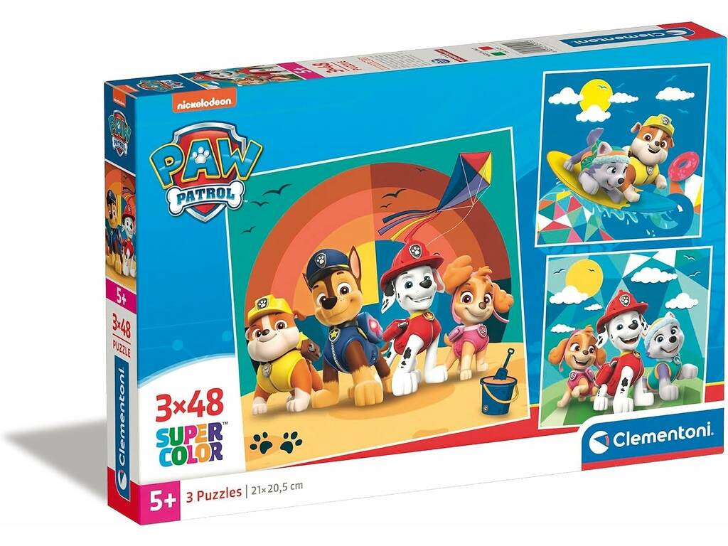 Puzzle 3X48 Paw Patrol Canina by Clementoni 25291