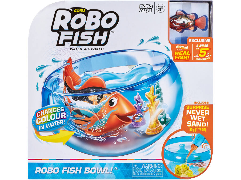 Robo Alive Robo Fish Acquario e Pesce Esclusivo Zuru 7126