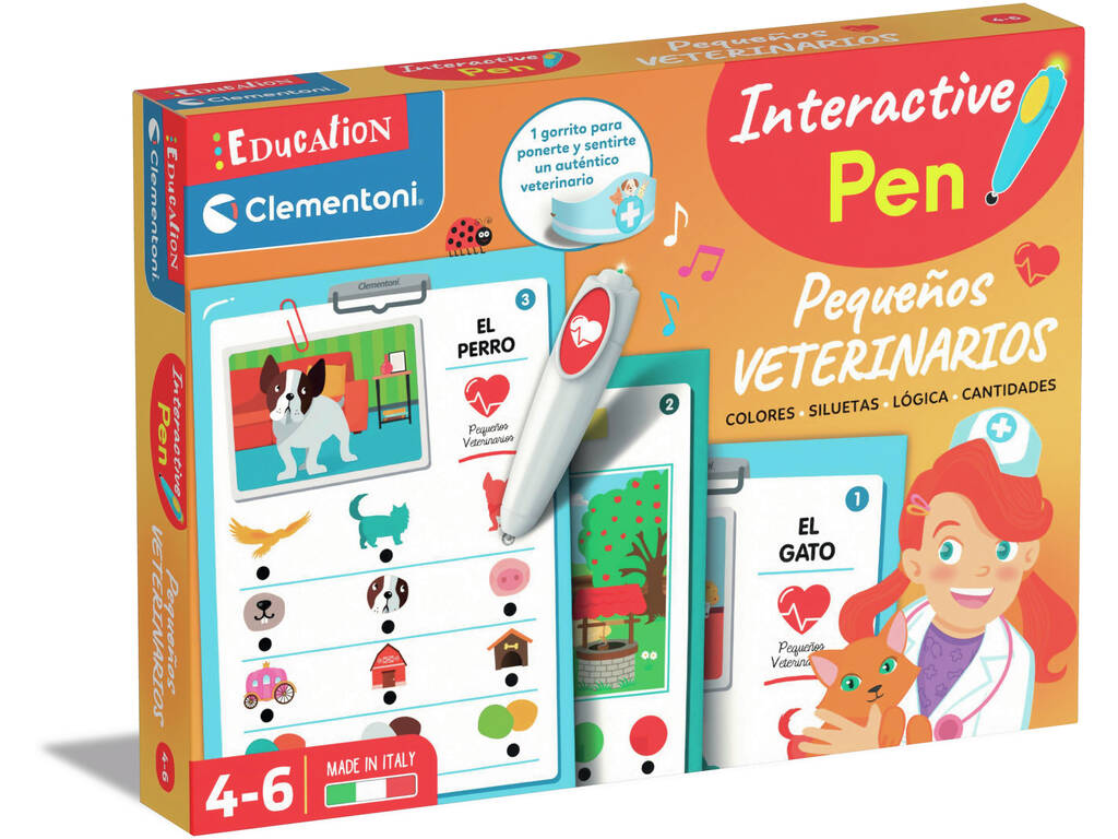 Caneta interactiva Veterinária Clementoni 55516