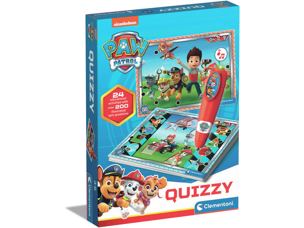 Paw Patrol Quizzy con penna interattiva Clementoni 16334