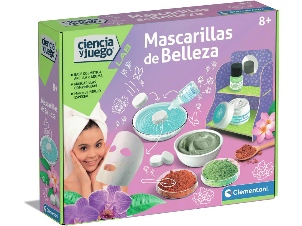 Science et beauté Masques Jeu Clementoni 55536