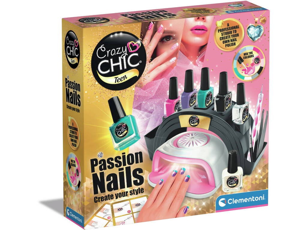 Crazy Chic Passion Nails di Clementoni 18784