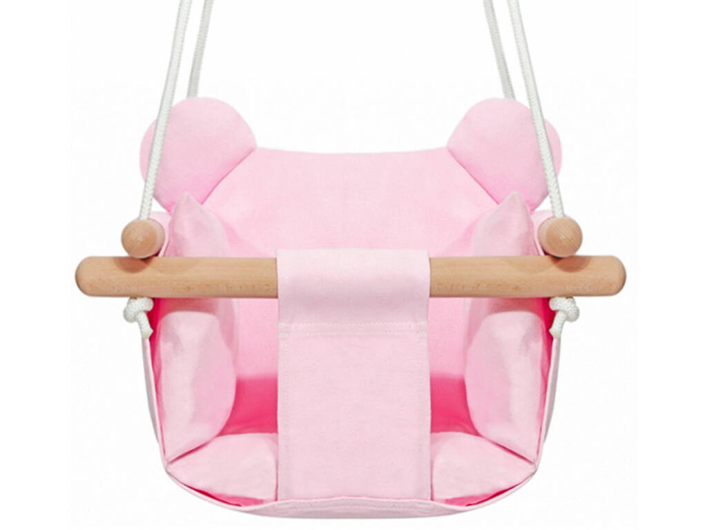 Balançoire design pour bébé rose