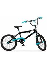 imagen Bicicleta 20” BMX Roda Fina Preta e Azul Toimsa 547