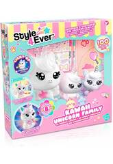 Deco Craft Familia Unicornio