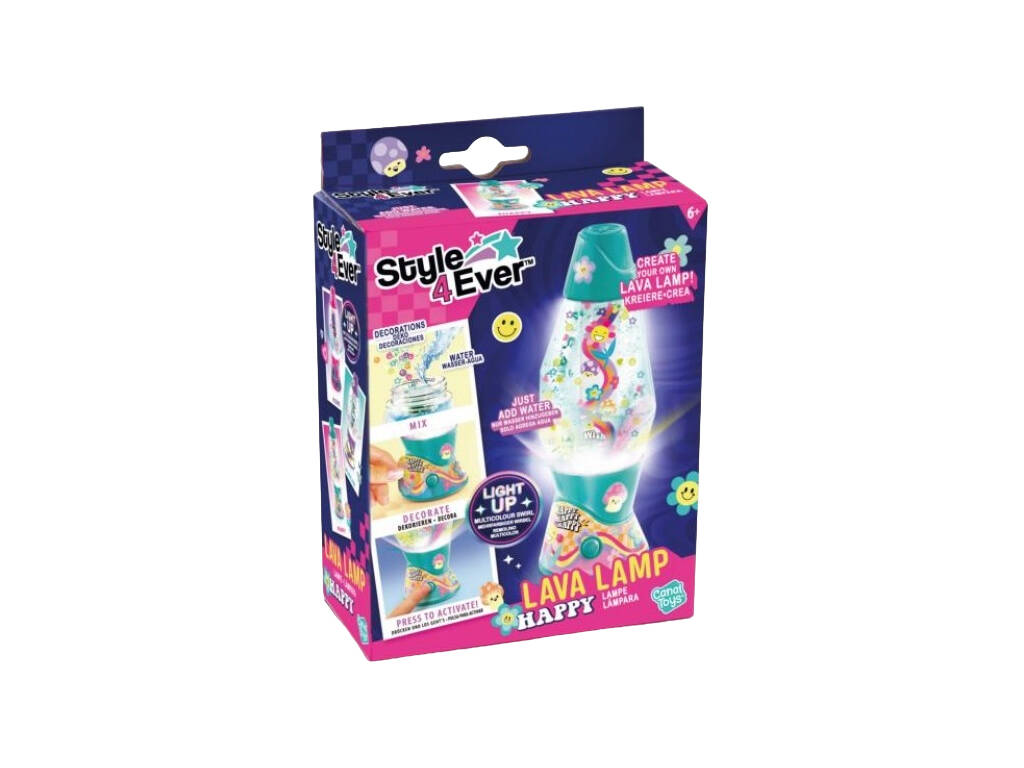 Style 4 Ever Mini Lâmpada de Lava com Luz Canal Toys OFG234