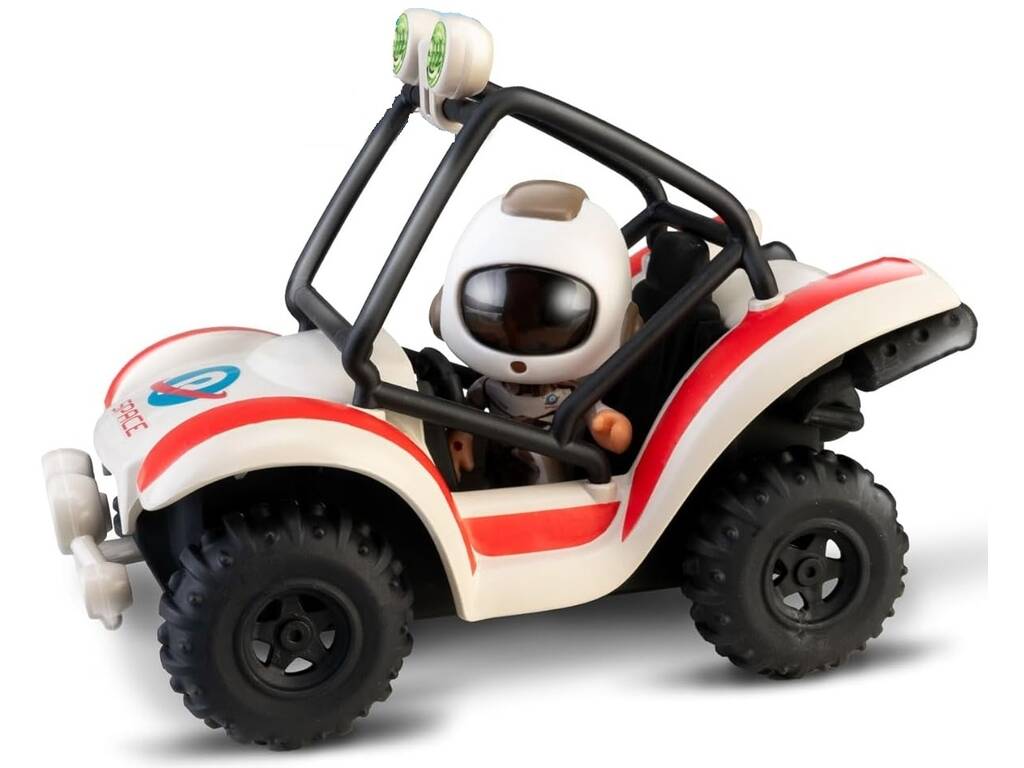 Pinypon Action Space Academy Figura com Mini Buggy Espacial Famosa PNC54000