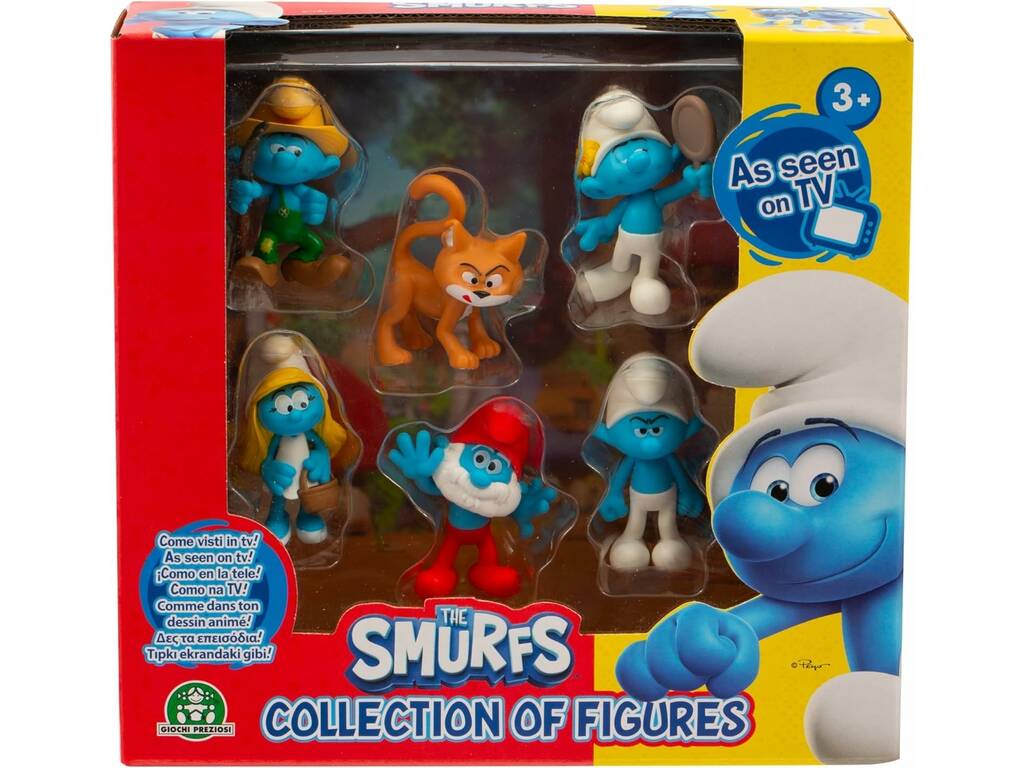 Smurfs Multipack de Coleção com 6 Figuras Famosa PUF14000