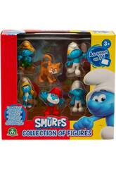 imagen Collection Multipack des Schtroumpfs avec 6 figurines Famosa PUF14000