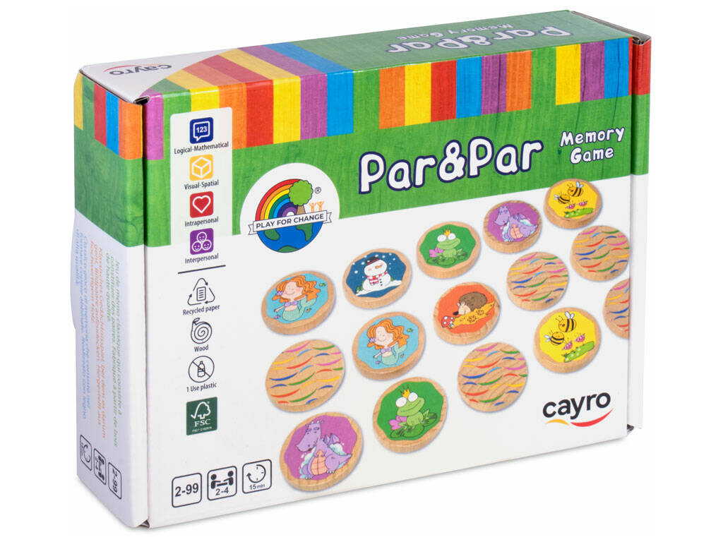 Jogo de Memória Par & Par de Cayro 848