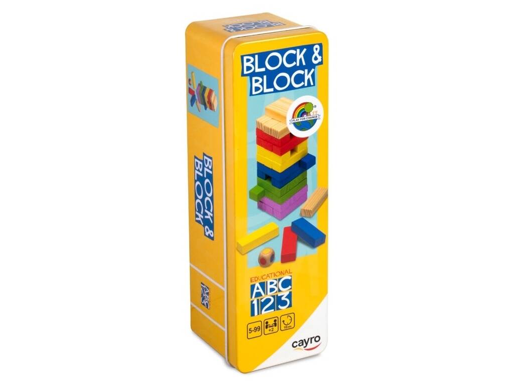 Cayro 112 Block & Block Metallbox-Spiel