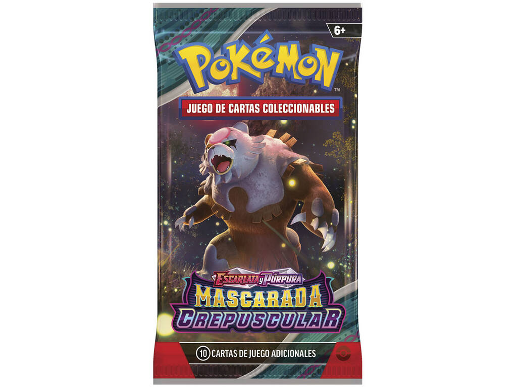 Pokémon TCG Escarlata y Púrpura Mascarada Crepuscular Sobre Bandai PC50508