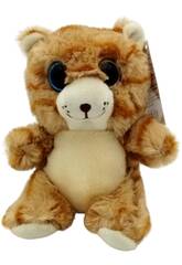 Peluche 14 cm Gatto Beige