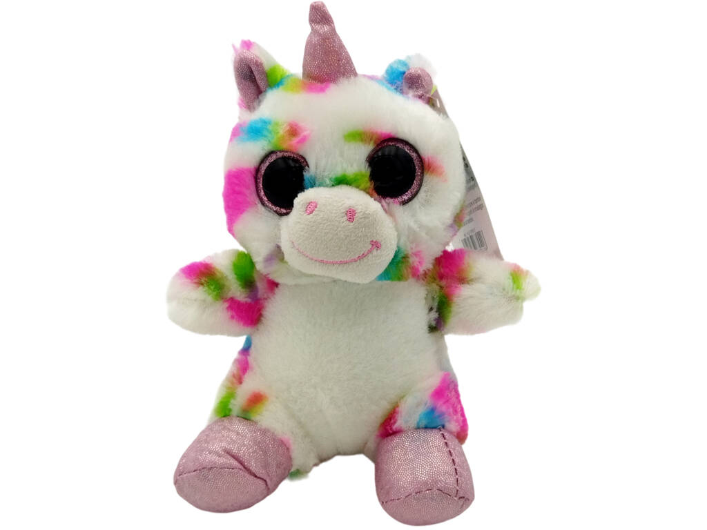 Peluche 14 cm Unicornio Arcoíris