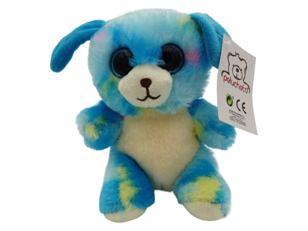 Peluche 14 cm Coniglio blu