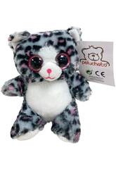 imagen Peluche léopard gris 14 cm